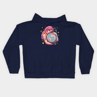 Embracing the world Kids Hoodie